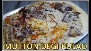 'Mutton Degi Pulao | Recipe | BY FOOD JUNCTION'