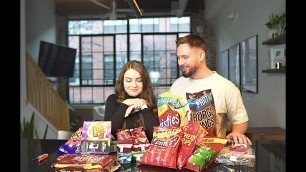 'American wife tries Australian snacks for the first time!! - Jack & Lilly'
