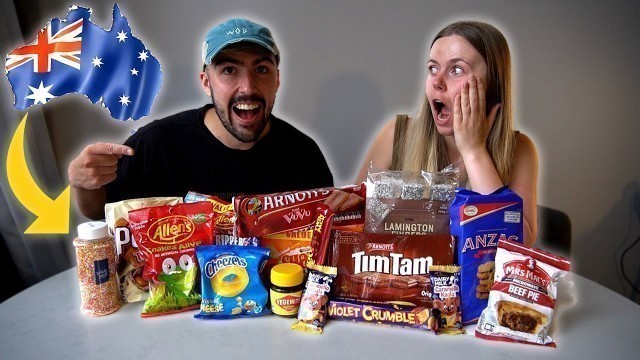 'Brits FIRST Time Trying Australian Snacks'