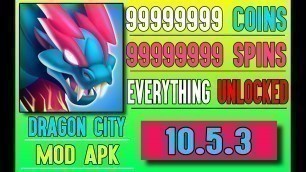 'Dragon City Mod Apk 10.5.3  | Unlimited Gems, Coins |Dragon City Hack | 100% Working Trick'
