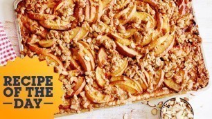 'Recipe of the Day: Peach Streusel Slab Pie | Food Network'