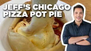 'Jeff Mauro\'s Chicago Pizza Pot Pie Recipe | The Kitchen | Food Network'
