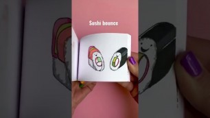 'I made this #flipbook for my husband bc his favorite food is #sushi 