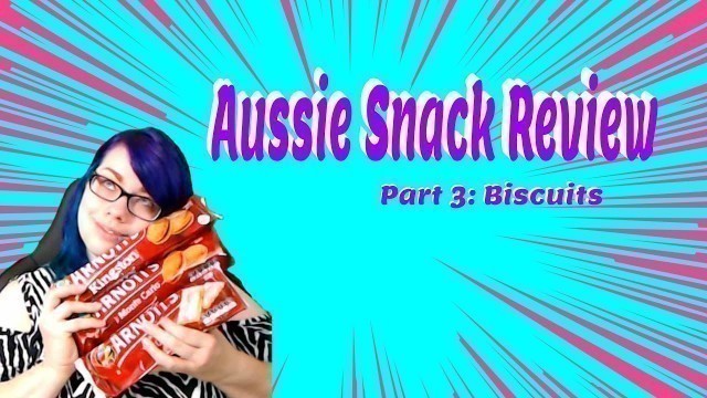 'American trying Australian biscuits for the first time.'