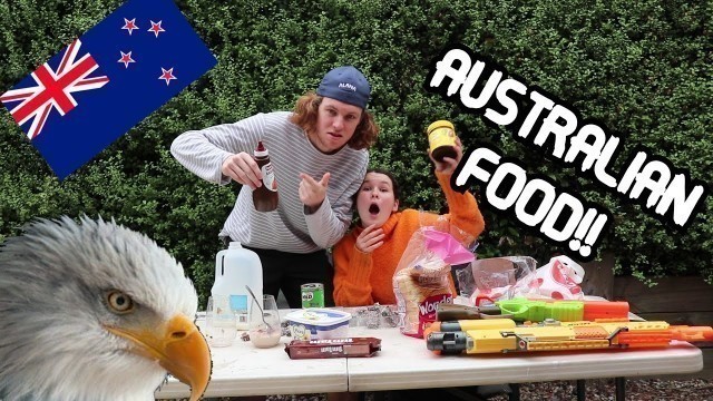 'AMERICANS Trying AUSTRALIAN FOOD?!?'