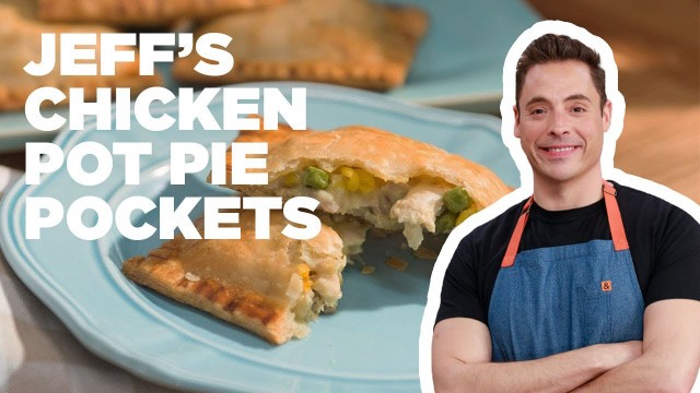 'How to Make Jeff\'s Chicken Pot Pie Pockets | The Kitchen | Food Network'