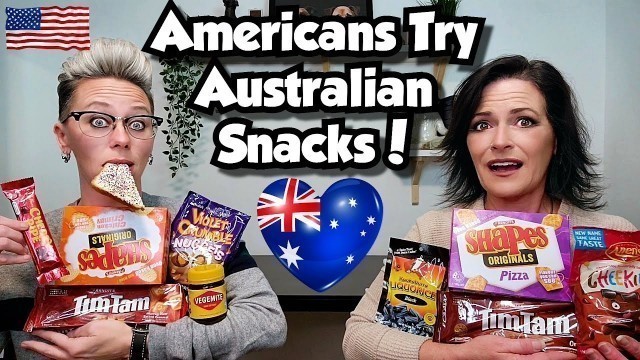 'American Couple React & Try: Australian Snacks Taste Test! For The FIRST TIME EVER!!'