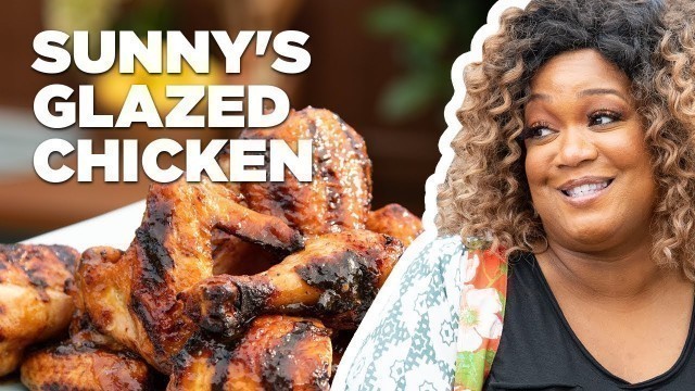 'Sunny Anderson Makes 5-Star Glazed Chicken | The Kitchen | Food Network'