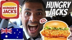 'British Trying Australian Fast Food For The First Time | Hungry Jacks'