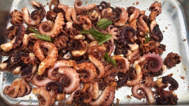 'Fried Octopus - Simple and Easy Octopus Dish'