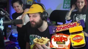 'Trying Australian Snacks For The First Time (Vegemite?!)'