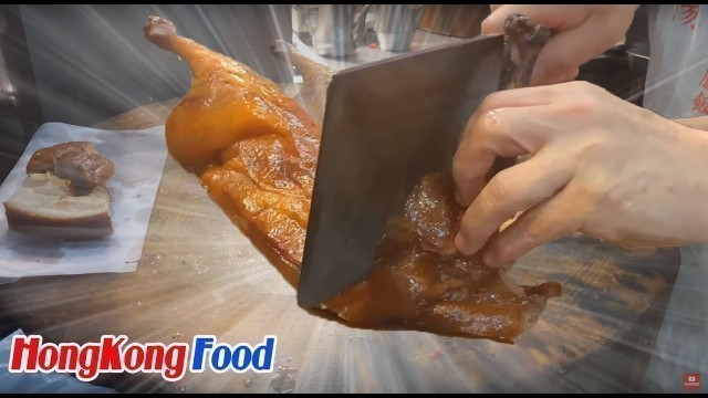 'HongKong Street Food|Chopping and Cutting Food on the Road'