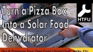 'DIY Solar Dehydrator in a Box  How to Make a Low Cost Food Dehydrator & Homemade Dried Fruit'