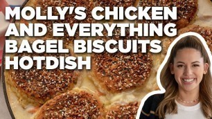 'Molly Yeh\'s Chicken and Everything Bagel Biscuits Hotdish | Girl Meets Farm | Food Network'