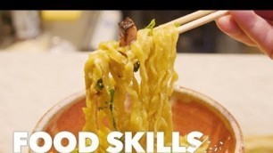 'Understanding Mazemen, Japan\'s No-Broth Ramen | Food Skills'