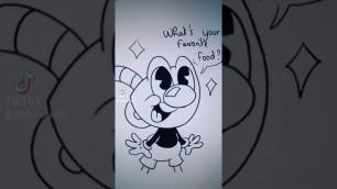 'What\'s your favorite food ? //Cuphead and Mugman'