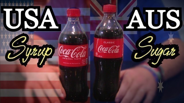 'American Coca Cola VS Australian Coca Cola TASTE TEST'