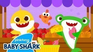 'What is Your Favorite Food? | Baby Shark\'s Day at School | Back to School | Baby Shark Official'