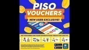 'Get vouchers on your favorite food treats for just Php 1!'