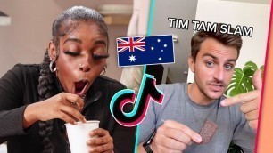 'Americans Try Viral Australian Snacks'