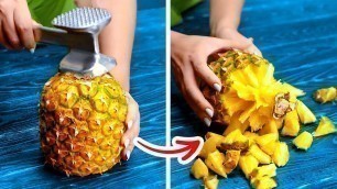 'HOW TO CUT AND PEEL YOUR FAVORITE FOOD'