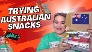 'American trying Australian Snacks'