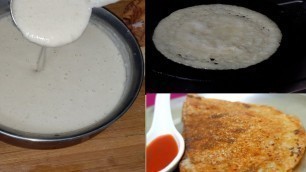 'Dishu Food Junction || Instant Dosa || No Fermentation Dosa||'