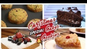 'Cakes & Cookies Recipes | Christmas Special | Easy To Make Cakes & Cookies At Home | Rajshri Food'