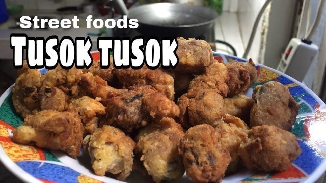 'TUSOK TUSOK | CHICKEN NECK BALLS ala street foods | pang negosyo | filipino food'