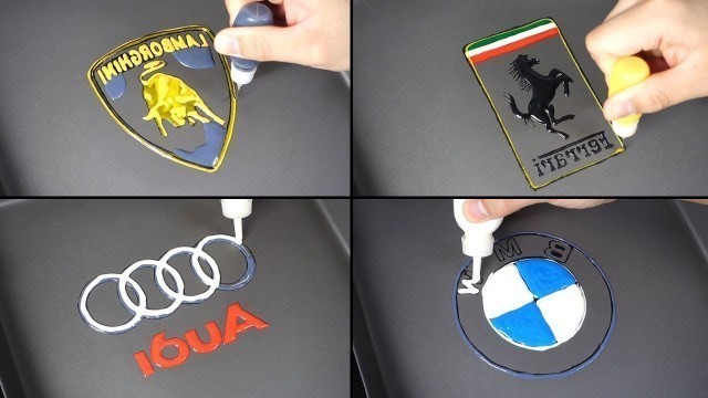 'Car Logo Pancake Art - Lamborghini, Ferrari, Audi, BMW (The World\'s Most Expensive Pancake)'