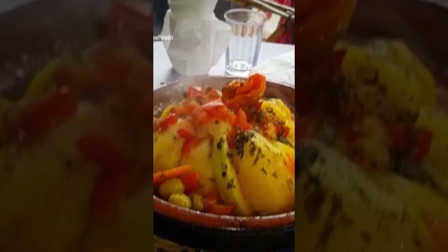 'best Moroccan food tajeen احلى اكل مغربي في احلى مكان'