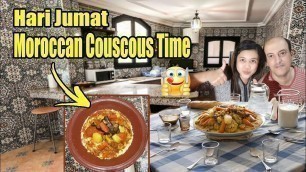 'MOROCCAN FOOD MUKBANG┃COUSCOUS + SWEETS┃EATING SHOW'