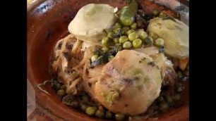 'الطجين المغربي لحم المعز -  Moroccan food'