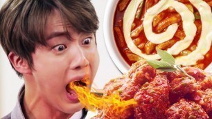'BTS Try To Eat Spicy Foods Challenge!'