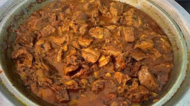 'Liver tagine, Moroccan food طاجين الكبدة اللذة لاتقاوم طريقة بسيطة و سلهة'