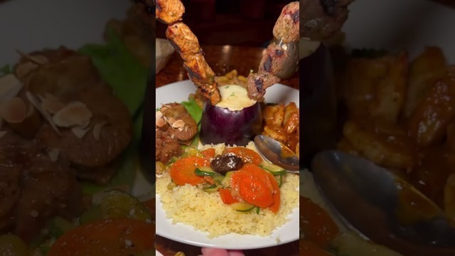 'Moroccan food + belly dancing #moroccan #bellydance'