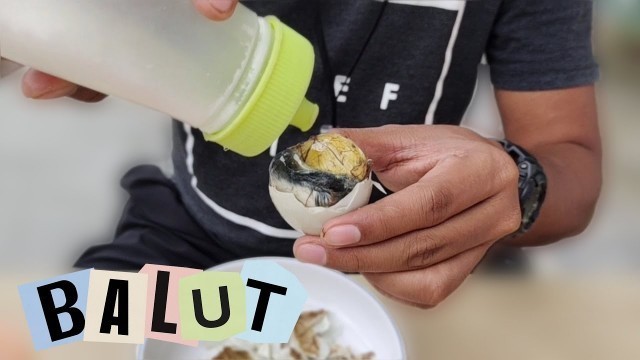 'Davao Food Trip - How to eat BALUT #balut #davao'