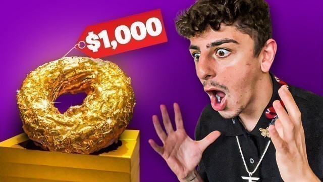 'I Ate the Worlds Most EXPENSIVE Donut! (24K GOLD)'