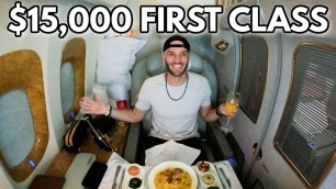 'WORLD’S MOST EXPENSIVE FLIGHT (Emirates First Class Suite)'