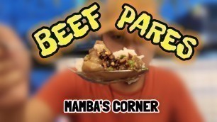 'Davao Food Trip - Mamba\'s Corner Davao #beefpares #davao'