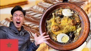 'ULTIMATE MOROCCAN FOOD TOUR - Traditional Chicken Rfissa, Moroccan Mille Feuille etc'