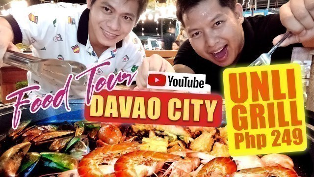 'DE TUIN- THE TOWN RESTO CATALUNAN  DAVAO CITY (FOOD TRIP) UNLI GRILL 249  FELIX LACIDA VLOG'