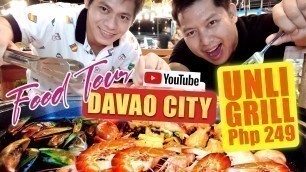 'DE TUIN- THE TOWN RESTO CATALUNAN  DAVAO CITY (FOOD TRIP) UNLI GRILL 249  FELIX LACIDA VLOG'