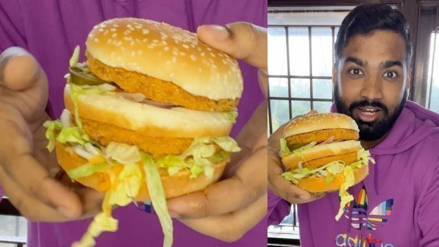 'Most Expensive Burger at Mc Donald’s | Veggie Paaji #shorts'