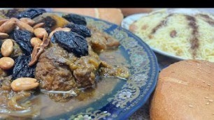 'Crazy predation of a meat dish from Moroccan cuisine