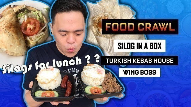 'Davao Food Crawl | Silog in a Box | Turkish Kebab House | Wing Boss | Davao Food Vlog'