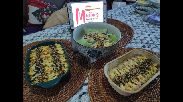 'DAVAO FOOD TOUR - MAITOs BAKED SUSHI - FOOD REVIEW baked sushi DAVAO CITY, PHILIPPINES by ANUJ GABA'