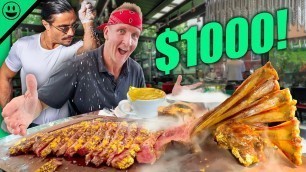 '$1000 Salt Bae Challenge!! INSANE Luxury Meat Prices!!!'