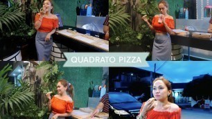 'DAVAO FOOD VLOG|YUMMY QUADRATO PIZZA TASTE TEST'