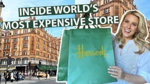 'INSIDE HARRODS | World\'s Most Expensive Shop Tour'